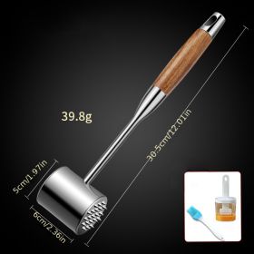 1pc Steak Special Hammer 304 Knocking And Smashing Loose Meat Hammer Home Large Row Hammer Meat Tender Meat Broken Tendon Artifact