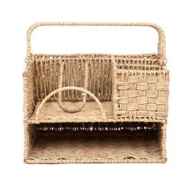 Better Homes & Gardens Resin Rattan All-in-one Serving Caddy, Beige