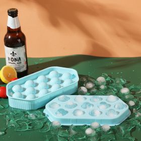 1pc Ice Cube Makers; 13 Grids; Food Grade Ice Tray Mold Ice Maker; Outdoor Kitchen Appliances; DIY Household Refrigerator Ice Box (Color: Blue)